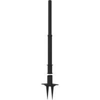 PLUS Barrier Post, 42" High, Black Nia-Chem Ltd.