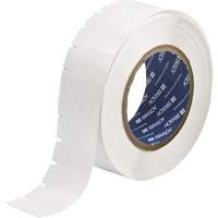 &eacute;tiquettes &agrave; transfert thermique B-461, Polyester, 0,6" lo x 1,625" h, Blanc Nia-Chem Ltd.