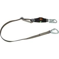 V-Series Tie-Back Lanyard, 6', Carabiner Center, Snap Hook Leg Ends, Polyester Nia-Chem Ltd.