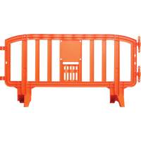 Movit Barricade, Interlocking, 78" L x 39" H, Orange Nia-Chem Ltd.