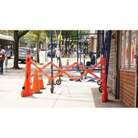 Multi-Gate Barricade, 43" H x 90" L, Orange Nia-Chem Ltd.