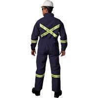 Westex UltraSoft&reg; Deluxe Coveralls with Reflective Material, Size 36, Navy Blue, 8.7 cal/cm² Nia-Chem Ltd.