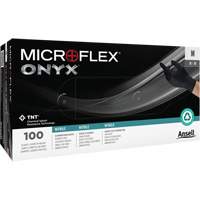 Onyx&reg; Gloves, Small, Nitrile, 3.5-mil, Powder-Free, Black Nia-Chem Ltd.