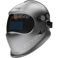 Crystal 2.0 Auto Darkening Welding Helmet, 3.94" L x 1.97" W View Area, 2/4 - 12 Shade Range, Silver SGP709 | Nia-Chem Ltd.