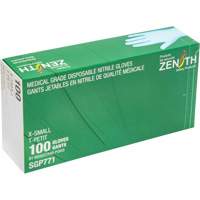 Gants jetables de calibre m&eacute;dical r&eacute;sistants &agrave; la perforation, T-petit, Nitrile, 4,5 mils, Sans poudre, Bleu, Classe 2 Nia-Chem Ltd.