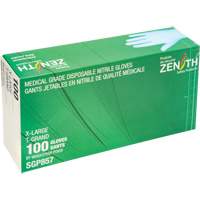 Gants jetables de calibre m&eacute;dical r&eacute;sistants &agrave; la perforation, T-Grand, Nitrile, 3,5 mils, Sans poudre, Bleu, Classe 2 Nia-Chem Ltd.