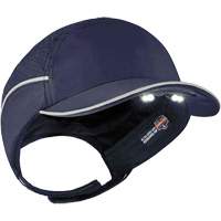 Skullerz<sup>®</sup> 8965 Lightweight Bump Cap Hat with LED Lighting, Navy Blue SGQ309 | Nia-Chem Ltd.