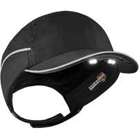 Skullerz<sup>®</sup> 8965 Lightweight Bump Cap Hat with LED Lighting, Black SGQ316 | Nia-Chem Ltd.