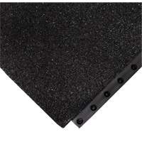 Tapis antifatigue 24/Seven Locksafe, Textur&eacute;, 3' x 3' x 5/8", Noir, Nitrile Nia-Chem Ltd.