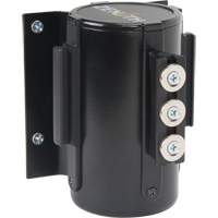 Barri&egrave;re &agrave; fixation murale avec ruban magn&eacute;tique, Acier, Fixation par vis, 12', Ruban Noir Nia-Chem Ltd.