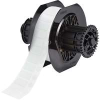 &eacute;tiquettes pour laboratoire et couvercles de flacon r&eacute;sistant aux produits chimiques de s&eacute;rie B33, Polyester, 1" lo x 0,5" h, Blanc Nia-Chem Ltd.