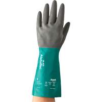 AlphaTec&reg; 58-435 Series Chemical Resistant Gloves, Size 7, 15" L, Nitrile, Cotton/Flock-Lined Inner Lining, 10-mil Nia-Chem Ltd.