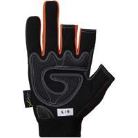 Clutch Gear&reg; Open-Finger Framers Gloves, Synthetic Palm, Size Small Nia-Chem Ltd.