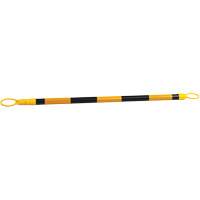 Retractable Cone Bar, 7'2" Extended Length, Black/Yellow SGS309 | Nia-Chem Ltd.
