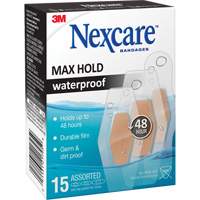 Nexcare Max-Hold Waterproof Bandages, Assorted, Plastic, Sterile Nia-Chem Ltd.