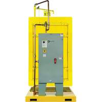 Freeze-Protected Keltech Heater & Safety Shower Skid System, Pedestal SGS363 | Nia-Chem Ltd.