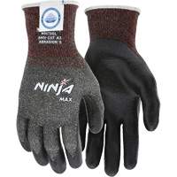 Gants r&eacute;sistant aux coupures Max Ninja, Taille Grand, Calibre 10, Rev&ecirc;tement Bipolym&egrave;re, Enveloppe en Dyneema, ASTM ANSI niveau A3 Nia-Chem Ltd.