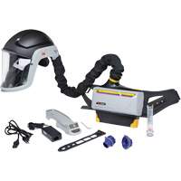 Trousse de respirateur d&eacute;puration dair propuls&eacute; pour lindustrie lourde Versaflo, Capuchon & visi&egrave;re, Pile Lithium-ion Nia-Chem Ltd.