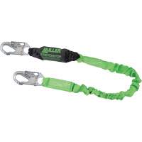 Miller&reg; StretchStop&reg; Shock-Absorbing Lanyard, 6', Locking Snap Hook Center, Locking Snap Hook Leg Ends, Polyester Nia-Chem Ltd.