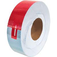 Conspicuity Tape, 2" W x 150' L, Red & White SGU269 | Nia-Chem Ltd.