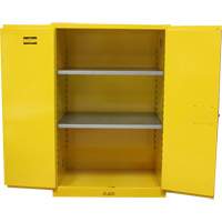 Flammable Storage Cabinet, 90 Gal., 2 Door, 43" W x 66" H x 34" D SGU586 | Nia-Chem Ltd.
