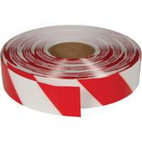 Ruban de marquage tr&egrave;s r&eacute;sistant pour plancher ArmorStripe, 2" x 100', PVC, Rouge et blanc Nia-Chem Ltd.