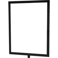Heavy-Duty Vertical Sign Holder for Classic Posts, Black Nia-Chem Ltd.
