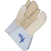 Gants &agrave; trois doigts en cuir, Cuir fleur de vache, Taille 9 Nia-Chem Ltd.