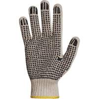 Sure Grip&reg; PVC Dotted String Knit Glove, Poly/Cotton, Single Sided, 7 Gauge, X-Small Nia-Chem Ltd.