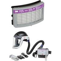Ensemble APR &agrave; &eacute;puration d'air motoris&eacute; pour industrie lourde Versaflo, Capuchon & visi&egrave;re, Pile Lithium-ion Nia-Chem Ltd.