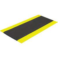 Airsoft™ Anti-Fatigue Mat, Pebbled, 3' x 5' x 3/8", Black/Yellow, PVC Sponge SGV445 | Nia-Chem Ltd.