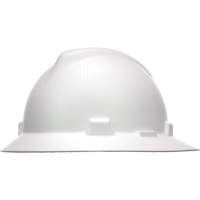 Casque de s&eacute;curit&eacute; &agrave; bordure compl&egrave;te Hydro Dip V-Gard, R&eacute;pond aux normes CSA type 1, Suspension Rochet, Non ventil&eacute; Nia-Chem Ltd.