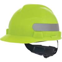 Casque de s&eacute;curit&eacute; &agrave; fentes V-Gard, R&eacute;pond aux normes CSA type 1, Suspension Rochet, Non ventil&eacute; Nia-Chem Ltd.
