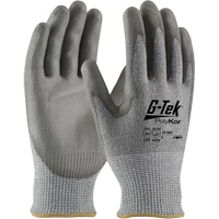 G-Tek&reg; PolyKor&reg; Cut Resistant Gloves, Size Small, 13 Gauge, Polyurethane Coated, Polyethylene Shell, ASTM ANSI Level A4/EN 388 Level 5/EN 388 Level D Nia-Chem Ltd.