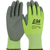 G-Tek&reg; PolyKor&reg; Cut Resistant Gloves, Size Small, 13 Gauge, Polyurethane Coated, Polyethylene Shell, ASTM ANSI Level A5/EN 388 Level E Nia-Chem Ltd.
