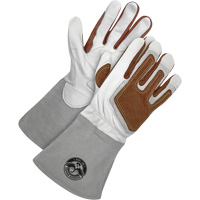 Gants de soudage &agrave; l'arc TIG Gander Brand avec renfort thermique, Cuir fleur de ch&egrave;vre, Taille Petit Nia-Chem Ltd.