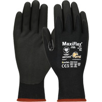 ATG MaxiFlex&reg; Cut Touchscreen Compatible Gloves, Size X-Small, 15 Gauge, Foam Nitrile Coated, Polyester/Kevlar&reg; Shell, ASTM ANSI Level A4/EN 388 Level 3/EN 388 Level D Nia-Chem Ltd.