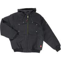 Hooded Duck Bomber Jacket, Men's, Small, Black Nia-Chem Ltd.