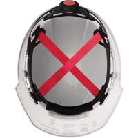 Casque de s&eacute;curit&eacute; &agrave; bordure avant, R&eacute;pond aux normes CSA type 1, Suspension Rochet, Non ventil&eacute; Nia-Chem Ltd.