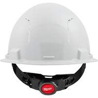 Casque de s&eacute;curit&eacute; &agrave; bordure avant, R&eacute;pond aux normes CSA type 1, Suspension Rochet, Ventil&eacute; Nia-Chem Ltd.