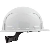 Casque de s&eacute;curit&eacute; &agrave; bordure avant, R&eacute;pond aux normes CSA type 1, Suspension Rochet, Ventil&eacute; Nia-Chem Ltd.
