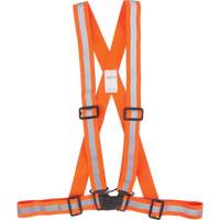 Traffic Harness, High Visibility Orange, Silver Reflective Colour, Large SGZ623 | Nia-Chem Ltd.
