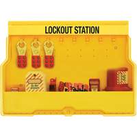 Premier Electrical Lockout Station, None Padlocks, 16 Padlock Capacity, Padlocks Not Included Nia-Chem Ltd.
