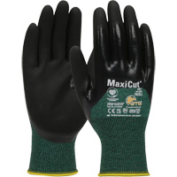 Gants r&eacute;sistants aux coupures dans un milieu de travail huileux ATG MaxiCut, Taille Grand, Calibre 15, Rev&ecirc;tement Nitrile, Enveloppe en Fil technique, ASTM ANSI niveau A2/EN 388 niveau 3/EN 388 niveau B Nia-Chem Ltd.
