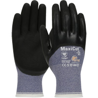 Gants r&eacute;sistants aux coupures dans un milieu de travail huileux ATG MaxiCut, Taille Grand, Calibre 15, Rev&ecirc;tement Nitrile, Enveloppe en Fil technique, ASTM ANSI niveau A3/EN 388 niveau 4/EN 388 niveau C Nia-Chem Ltd.