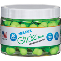 Glide&reg; Foam Earplugs, Bulk - Canister Nia-Chem Ltd.