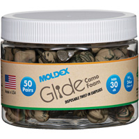 Glide&reg; Camo Foam Earplugs, Bulk - Canister Nia-Chem Ltd.