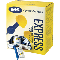 E-A-R™ Express Pod Plugs Earplugs, Uncorded, Bulk - Pillow Pack, 25 dB NRR, One-Size SH116 | Nia-Chem Ltd.
