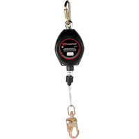Dynamic Self-Retracting Lifeline, 20', Galvanized Steel, Swivel Nia-Chem Ltd.