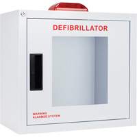 Standard Large AED Cabinet with Alarm & Strobe, Zoll AED Plus<sup>®</sup>/Zoll AED 3™/Cardio-Science/Physio-Control For, Non-Medical SHC002 | Nia-Chem Ltd.